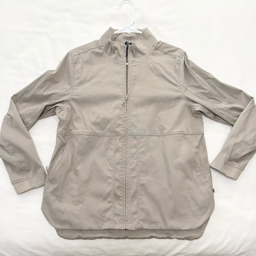Mountain Hardwear Full Zip Beige Jacket